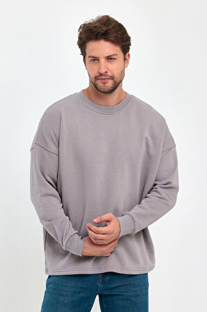 Rodi 3 İplik Şardonsuz Bisiklet Yaka Sweatshirt RD24KE055407