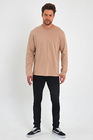 Rodi 30/2 Süprem % 100 Pamuk Bisiklet Yaka Sweatshirt RD24KE055465