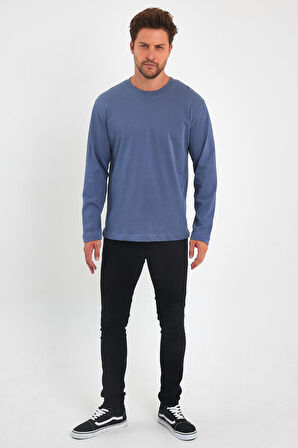 Rodi 30/2 Süprem % 100 Pamuk Bisiklet Yaka Sweatshirt RD24KE055465