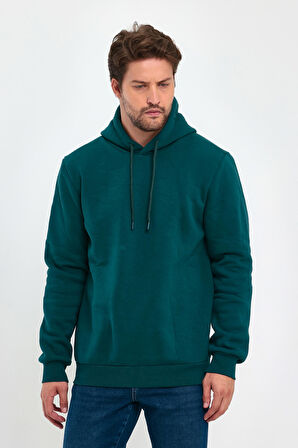 Rodi 3 İp Şardonlu Kapuşonlu Cepsiz Sweatshirt RD24KE054902