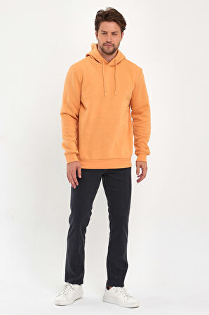 Rodi 3 İp Şardonlu Kapuşonlu Cepsiz Sweatshirt RD24KE054902