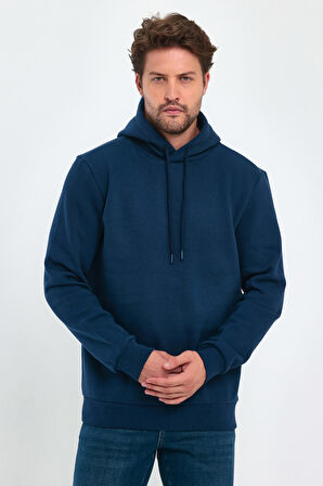 Rodi 3 İp Şardonlu Kapuşonlu Cepsiz Sweatshirt RD24KE054902