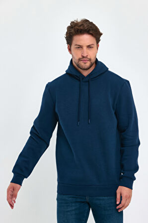 Rodi 3 İp Şardonlu Kapuşonlu Cepsiz Sweatshirt RD24KE054902