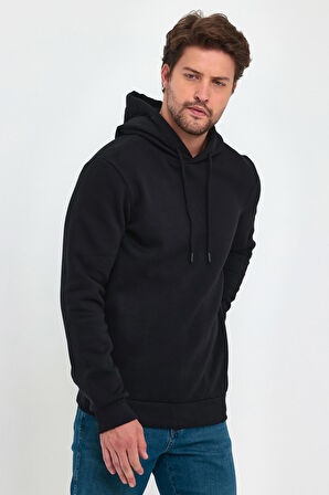 Rodi 3 İp Şardonlu Kapuşonlu Cepsiz Sweatshirt RD24KE054902