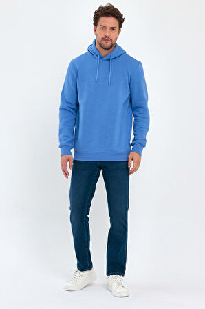 Rodi 3 İp Şardonlu Kapuşonlu Cepsiz Sweatshirt RD24KE054902
