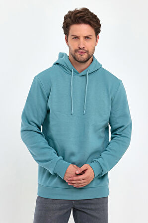 Rodi 3 İp Şardonlu Kapuşonlu Cepsiz Sweatshirt RD24KE054902