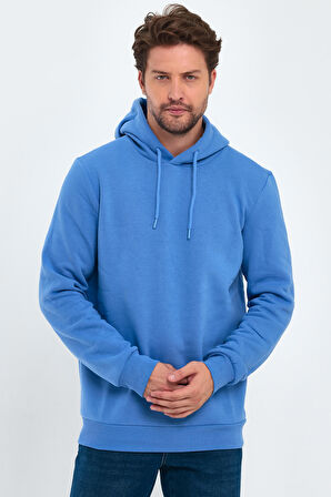 Rodi 3 İp Şardonlu Kapuşonlu Cepsiz Sweatshirt RD24KE054902