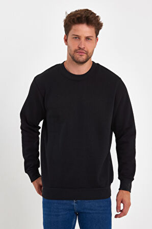 Rodi 3 İplik Şardonlu Bisiklet Yaka Sweatshirt RD24KE054903