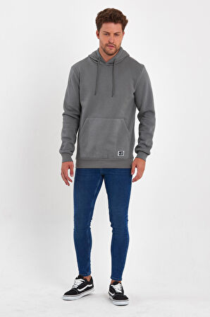 Rodi 3 İplik Şardonlu Cepli Kapşonlu Sweatshirt RD24KE055490