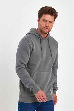 Rodi 3 İplik Şardonlu Cepli Kapşonlu Sweatshirt RD24KE055490