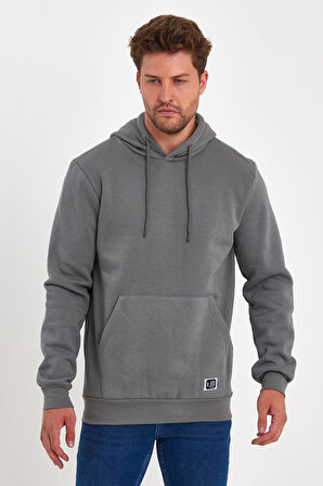 Rodi 3 İplik Şardonlu Cepli Kapşonlu Sweatshirt RD24KE055490