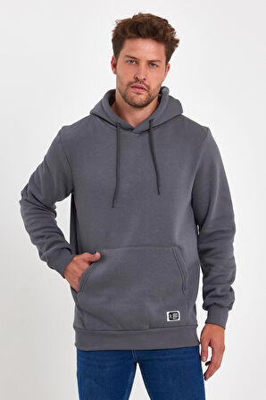 Rodi 3 İplik Şardonlu Cepli Kapşonlu Sweatshirt RD24KE055490
