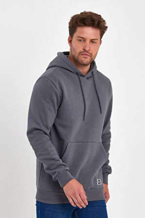 Rodi 3 İplik Şardonlu Cepli Kapşonlu Sweatshirt RD24KE055490