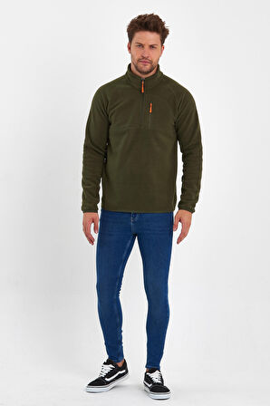 Rodi Mikro Polar Dik yaka Sweatshirt RD24KE056015