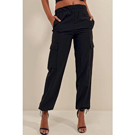 Rodi Kadın Beli Lastikli Paraşüt Pantolon RD23YB006581