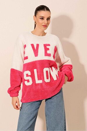 Rodi Blok Renkli Peluş Sweatshirt RD24KB055438