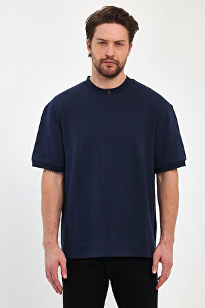 Erkek Bisiklet Yaka T-shirt 2772