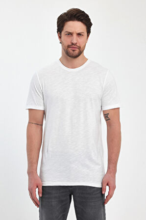 Erkek Bisiklet Yaka  T-shirt 2735
