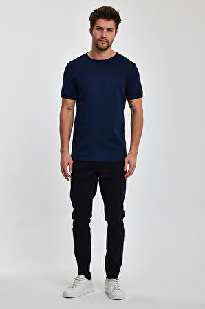 Rodi Erkek Ribana Bisiklet Yaka T-shirt RD24YE002143
