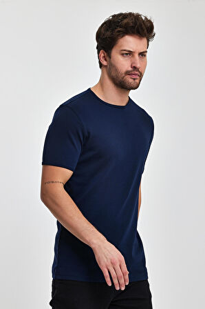Rodi Erkek Ribana Bisiklet Yaka T-shirt RD24YE002143