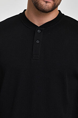 Rodi Erkek Önü Düğmeli Bisiklet Yaka T-shirt RD24YE002737