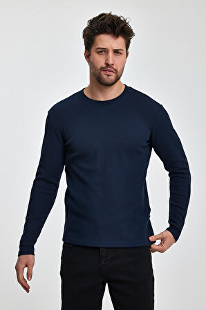 Rodi Erkek Bisiklet Yaka Uzun Kol Sweat T-shirt RD24YE005073