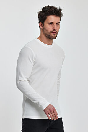 Rodi Erkek Bisiklet Yaka Uzun Kol Sweat T-shirt RD24YE005073