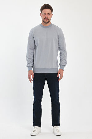 Erkek Bisiklet Yaka Uzun Kol Sweat T-shirt 002906