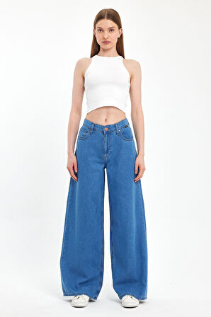 Carmen 011 Baggy Fıt Denim Pantolon 0917