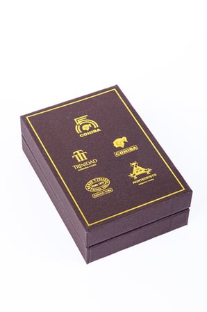Cohiba Karbon Desenli Kelebek Dizayn Puro Makası Kesici - TR8289