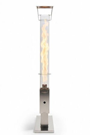 Pelet Soba, Roket  Soba, Kamp, Outdoor, Balkon, Teras, Yüksek Kalite Cam Soba-Pürmüz&Pelet HediyeliB