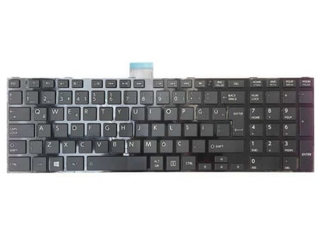 Toshiba Satellite C850, C855, L850, L855 Notebook Klavyesi (Siyah TR) V1