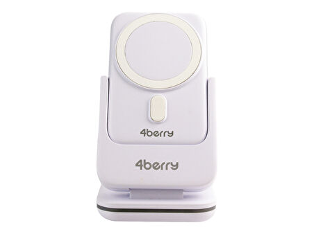 BWLm01B Beyaz Powerbank & Stand – 5-in-1, 10 000 mAh, 20 W Hızlı Şarj