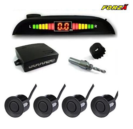 Unıversal Park Sensoru Ledli Turkce Konusan Sesli Siyah Goz - Forza Ps-05b