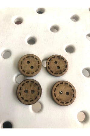 15 MM (24 BOY) DİKİŞLİ KOKONAT DÜĞME(20 ADET)