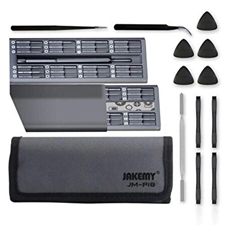 Jakemy JM-P18 61 Parça Telefon Tablet PC Elektronik Tamir Seti