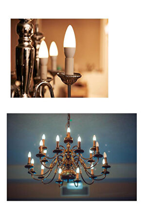 Şahnet 6W Led Mum Ampul Sarı Işık 3000K - E14