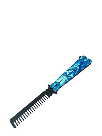 Tactical Line 21 Cm Metal Kelebek Tarak Joker Keskin Değildir Çakı Bıçak