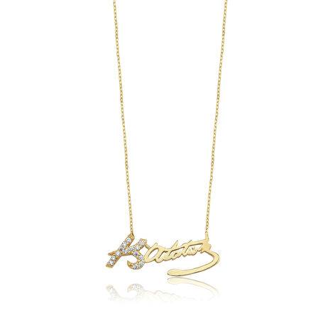 Atatürk İmzası Kolye