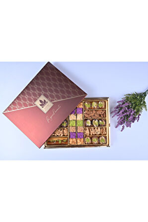 Tadım Dünyası Karışık Hediyelik Kuruyemiş & Lokum 950 gr 001