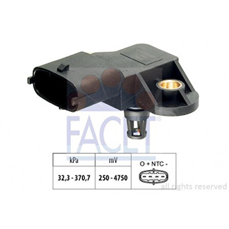 Mercedes Basınc Sensoru (om612) C-Class W203 03>07 Cl203 03>08 S203 03>07 - Facet 10.3259