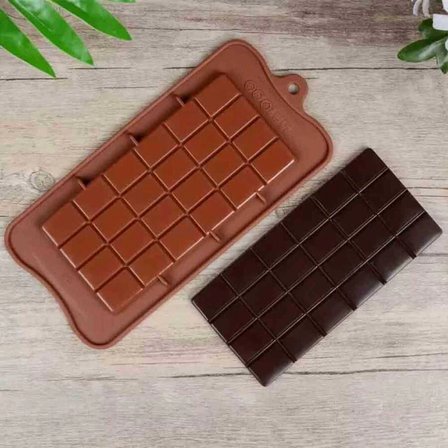 ÇİKOLATA KALIBI - SİLİKON - TABLET (STB-22) | Silikon Dubai Çikolata Kalıbı