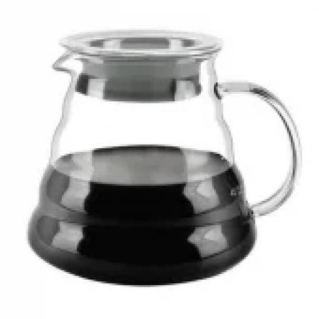 V60 Profesyonel Seramik Filtre Kahve Demleme Seti Çelik Kettle Ve Çelik Filtre 600 Ml (Siyah)