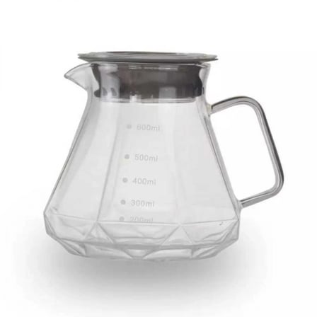 Kahve Sürahisi YKS-Ayarlı Cam Dripper Seti-Kağıt Filtre Seti