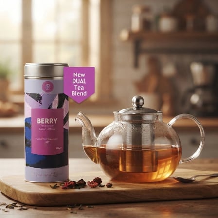 50 gr Berry Çay - Cam Demlik