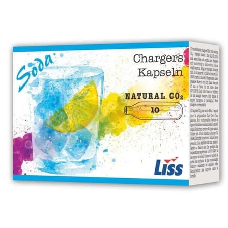Şanti Sifonu 500 ml ve Liss Soda Sifonu Tüpü 10'lu