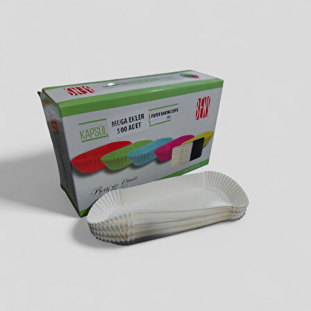 MEGA EKLER (150x40x20) BEYAZ KAPSÜL 500'LÜ