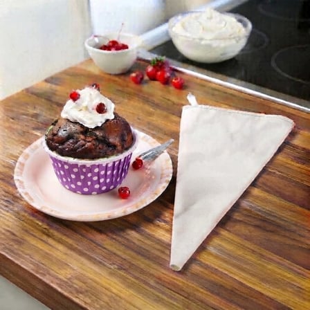Pet Kapsül (50x39) Puantiyeli Mor 25'li - İthal Krema Torbası Set