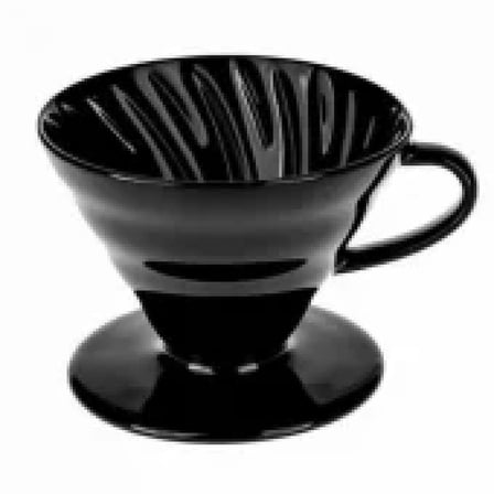 V60 Seramik Filtre Kahve Demleme Set Celik Kettle Ve Celik Filtre 600 Ml (Siyah)