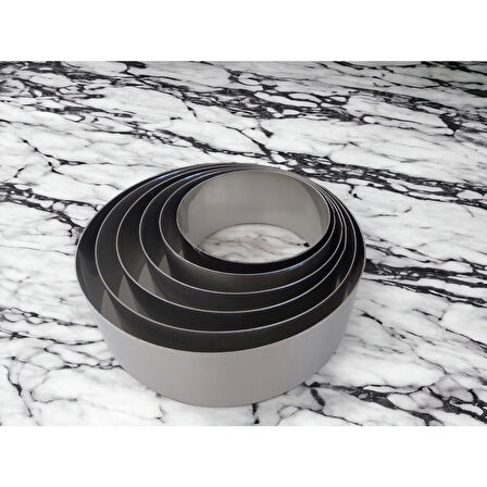 Çember Pasta Kalıbı Ø14 Cm H:7 Cm